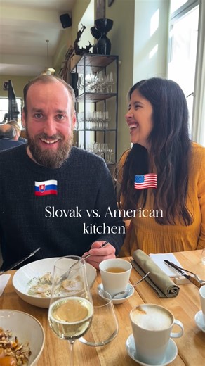 Vanessa | Prague Restaurants 🍽️ | American Abroad | Travel Tips on Instagram: "One kitchen. One Slovak. One American in Prague 🇸🇰🇺🇸🇨🇿 . After 10 years together, our meals have officially… merged. Kind of 😅 Some things changed, some things never will. Lubo will never eat oatmeal with peanut butter + raspberries with me and Ivo (3.5) 🥣 And I’ll never wake up craving párky + mustard + bread for breakfast. Respectfully. . But these are the always-in-our-kitchen items: 🇺🇸 American staples