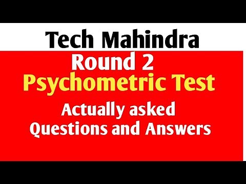 Tech Mahindra Round 2 psychometric test Actually asked questions &Answers|Psychometric test tips