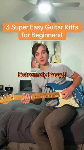 3 Super Easy Beginner Guitar Riffs to Master
