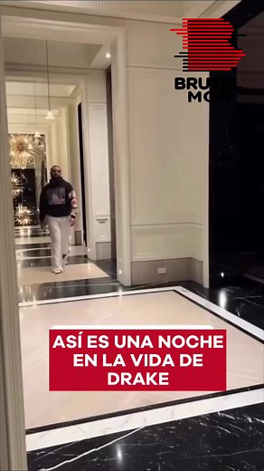 Drake me mostró a sus fanáticos como es su rutina nocturna diaria. | B Mor