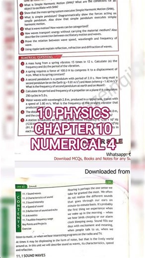 Numerical 4 Class 10 Physics Chapter 10 Waves & Oscillations Solution #class10physicsnumericals