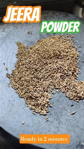 Homemade Roasted Jeera Powder Recipe | Fresh Cumin Powder in 5 Mins 🥣✨
