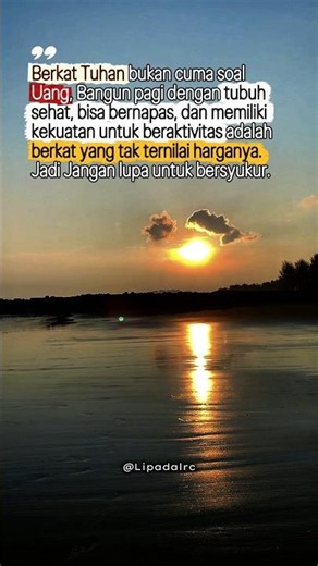 Bersyukurlah Kepada Tuhan Sebab Ia Baik. (Mazmur 107:1)