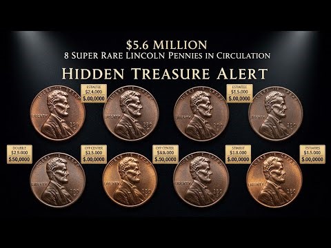 8 super Rare Lincoln Pennies in circulation That Could Be a Silent Fortune Hidden Treasure Alert🤨