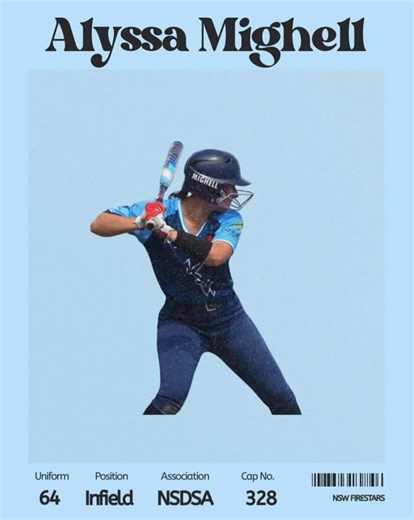 NSW FIRESTARS on Instagram: "@alyssa_mighell days out from January 6th — the countdown is on. Our Firestars are locked in, hungry, and ready to take back the Gilley’s Shield. 64 days. One mission: dominate. 🩵🔥 #NSWFirestars #AllIn #SoftballNSW #RoadToNationals"