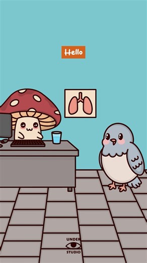 When Receptionist Makes You Doubt Yourself 🤯 Animation Meme | Original Audio: ‪@verybritishproblems‬