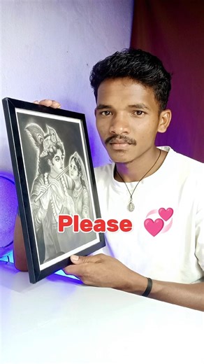 Krishna ji drawing 🙏 pencil drawing, #krishna #janmashtami #yt #art #shorts #shiv #trending #song