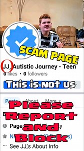 5.2K views · 94 reactions | Warning: Please be aware of a scam page using our name to deceive our followers. Please report and block the fake page. Watch the full video for more details. | JJ's Autistic Journey - Teen Years and Beyond | Facebook