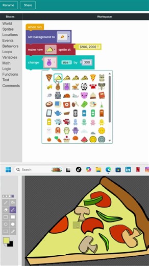 Can't Find the Right Pizza Image? Watch This! 🍕 #codingtips #shorts