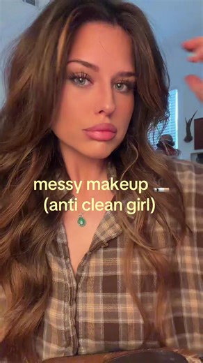 if this isn’t messy enough for u idc leave me be #messymakeup #makeup #makeuptutorial #typeb #cleangirl