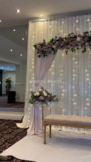 Stunning Engagement Backdrop Decor #eventplanner