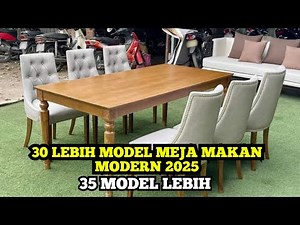 26 MODEL KURSI DAN MEJA MAKAN MINIMALIS DESAIN MODERN 2024 2025