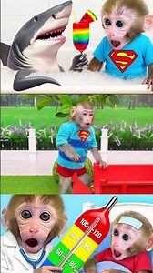 Monkey Baby Shark | Nursery Rhymes & Kids Songs |Bobby Kids Songs #monkey #monkeybaby #animalshome