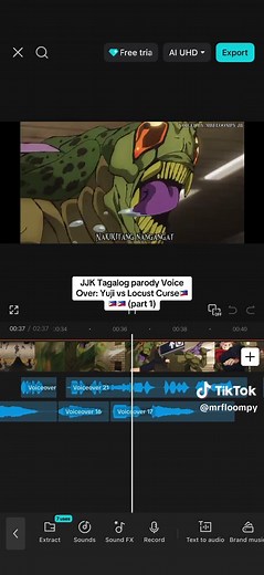Tagalog Voice Over: JJK Parody of Yuji vs Locust Curse