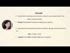 Cazul dativ - Complementul indirect - Română - Clasa VI-a