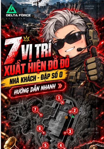 Các vị trí xuất hiện đồ đỏ trong Delta Force #GarenaDeltaForceVN #kynguyenmoi #dacnhiembiettuot #deltaforcemobile #xuhuong