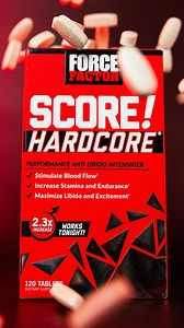 Formulated with precise dosages of L-citrulline, agmatine, and L-ornithine, SCORE! Hardcore is designed to deliver a powerful and fast-acting boost of nitric oxide, helping to improve circulation during physical activity. Shop @amazon #forcefactor #unleashyourpotential #scorehardcore #supplements #healthandwellness #amazonfinds #menshealth | Force Factor | Facebook