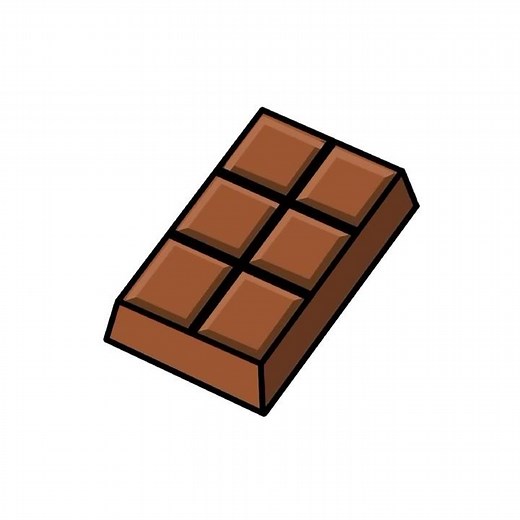 Chocolate Bar Cartoon Drawing