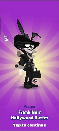 Subway Surfers Hollywood Frank Noir unlocked #subwaysurfers #shorts