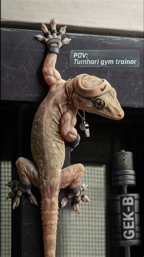 Gym Wali Chipkali #gym #trainer