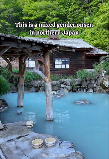 ♨️ Bucket list onsen destination: Tsurunoyu Onsen 🛁 Both mixed gender baths (混浴 konyoku) and gender separated baths available. ⚠️ 特別許可🉑 *Filmed with special permission* Please do not bring your phone or camera into public bathing spaces. 🧖🏻‍♀️Day trip bathing? Yes but only for the public baths. 🛁 Private baths are available for overnight guests. No reservation or additional fee required. Tattoos? Fine 👍 I myself have large tattoos that cannot be covered with a little sticker 🍱 Stay includ