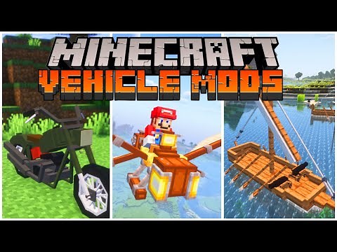 TOP 5 VEHICLE Mods to MASTER Land, Sea, and Sky in Minecraft!