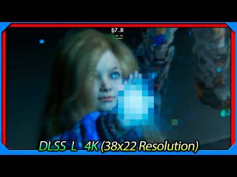 38x22p (1% 4K) upscaled with DLSS 4.5 - Preset E/K/L CNN, Transformer Model Gen1 & 2nd Gen