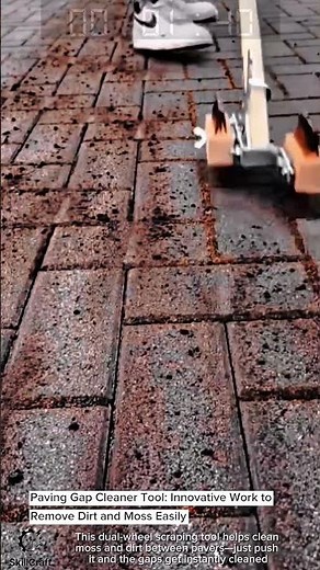 Paving Gap Cleaner Tool: Innovative Work to Remove Dirt and Moss Easily