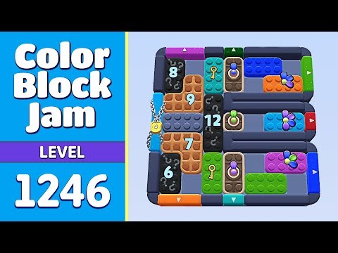 Color Block Jam Level 1246 (1247) | Every Puzzle Solved! 🎯