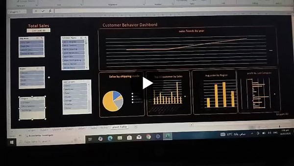 Customer Behavior Dashboard in Excel for Data-Driven Insights | Enaam Ali posted on the topic | LinkedIn