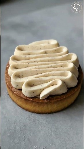 Creamy vanilla mousse is a decadent dessert