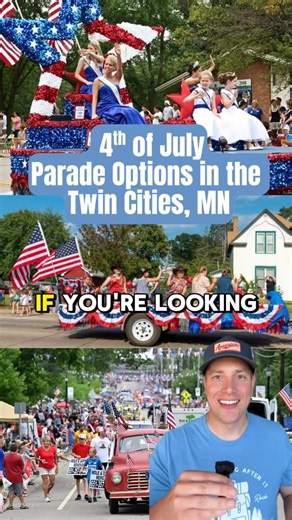Darin Bjerknes - Twin Cities, MN Realtor on Instagram: "🎉🇺🇸 12 Twin Cities 4th of July Parades You Should Know About! 🇺🇸🎉 From massive floats to kids on bikes and even a boat parade—Minnesota brings the charm this Independence Day. Here’s your roundup of where to wave your flag, eat some candy, and celebrate community this July 4th! 👇 Which one are you going to? Tell me below! #July4thMN #MinnesotaParades #TwinCitiesEvents #WhiteBearLake #ExcelsiorMN #AftonMN #EdinaMN #LakeElmo #DelanoPar