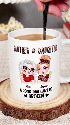 A Bond That Can't Be Broken - Personalized Custom Coffee Mug