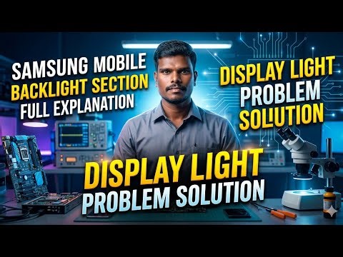 Samsung A50 A30 A30s M30 Backlight Circuit Explained Tamil | Mobile Schematic Repair