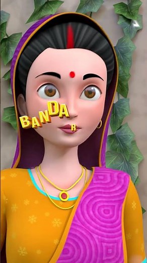 Bandar Mama Laddo Laye | Part 3 | Hindi Nursery Rhymes Cartoon | Jamure Kids