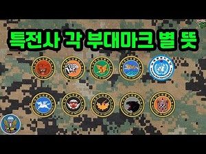 특전사 부대마크별 뜻과 의미
