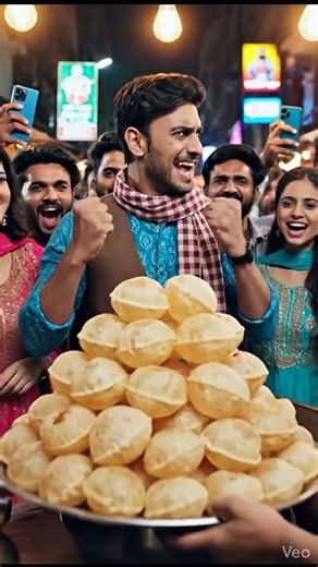 1 Minute Me 60 Golgappa?! 😱🔥 Khatarnak Challenge | #GolgappaChallenge#StreetFoodIndia#PaniPuri