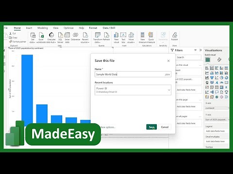 How to Save Your Power BI Report