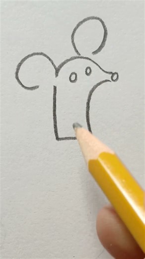 Cute Things to Draw #mouse#easy #cute #sketch #art #drawing #tutorial #cutethings #funny