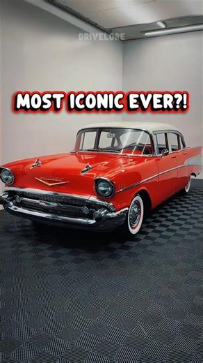1957 Chevrolet Bel Air: The Most Iconic Car Ever? #shorts #chevroletbelair #carhistory