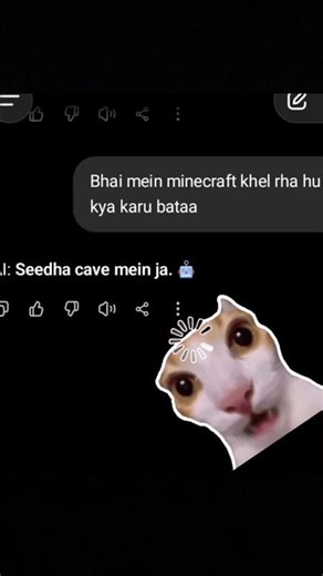 "Minecraft But AI Controls me😂#minecraft #trending