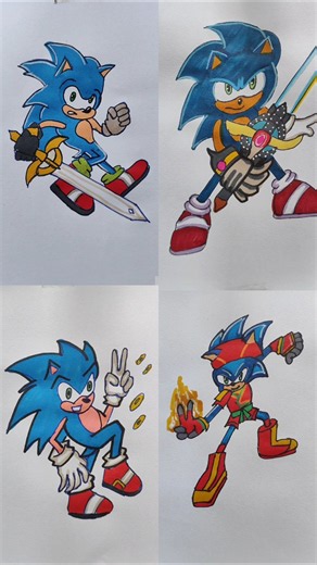 how to draw Sonic the hedgehog step by step drawings #shorts #sonic #drawing #kids