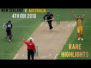 Rare Highlights | New Zealand V Australia | 4th ODI 2010 Highlights