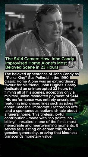 The $414 Cameo: How John Candy Improvised Home Alone's Most Beloved Scene in 23 Hours