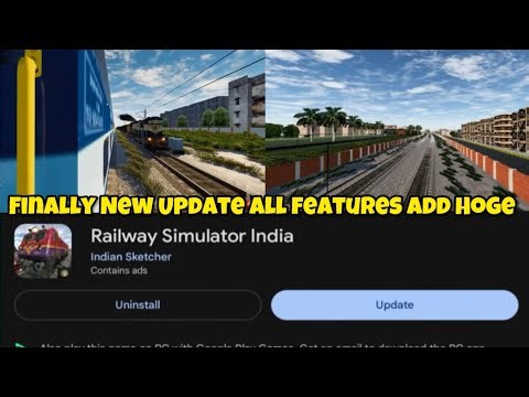 Railway Simulator India | Finally New Update All Features Add Hoge 😊
