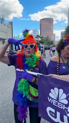 WESH 2 had a great time at the 2025 Come Out With Pride parade 🏳️‍🌈🏳️‍⚧️ Watch this year's parade coverage: https://www.wesh.com/article/come-out-with-pride-guide-orlandos-2025-pride-fest-parade/68853177 | WESH 2 News