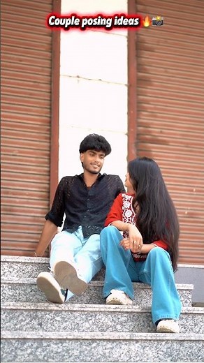 Couple posing ideas ❤️📸 #couple photoshoot#couplegoal #posetutorial e