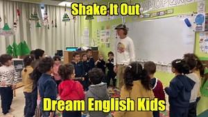 Shake it Out Song with Students! Students love to shake!! Song available on YouTube and streaming services. 😀 (Video: Matt with students in Morocco 2019) | Dream English
