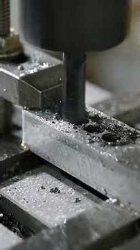 Chain Drilling and Milling a Slot for a Vice Stop