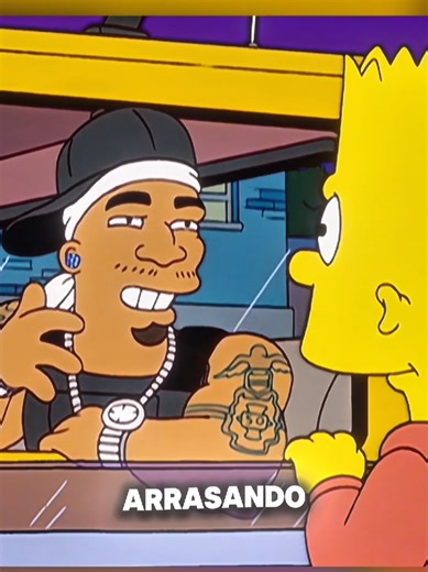 BART CONHECE O 50 CENT 🎤🎶#simpsons #thesimpsons #desenhosanimados #50cent